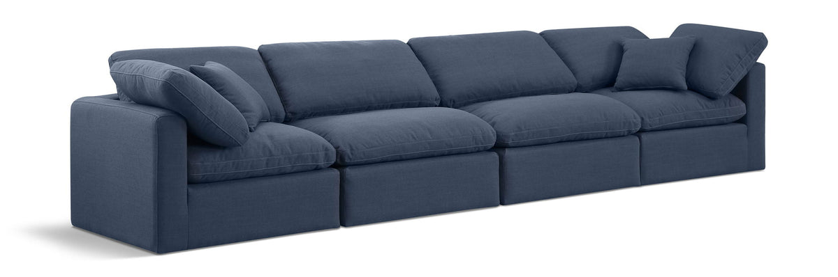 Indulge - Linen 4 Seat Modular Sofa