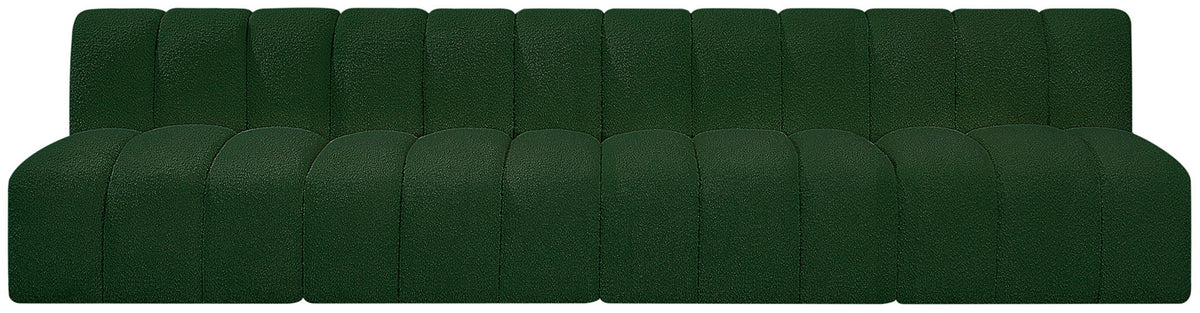 Arc - Boucle Fabric 4 Seats Modular Sofa