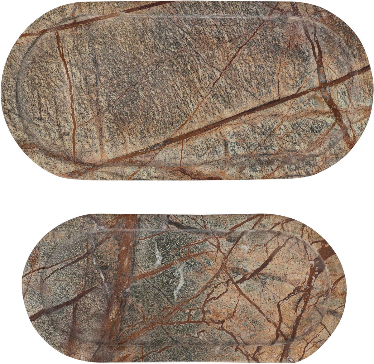 Vanta - Genuine Marble Tray (Set of 2)