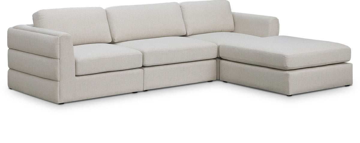 Beckham - 4 Piece Modular L-Sahped Sectional