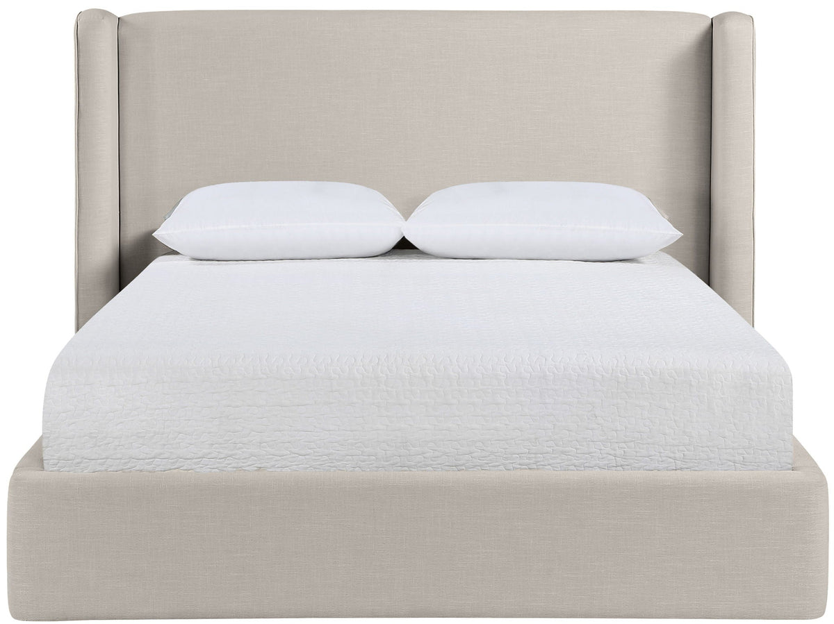 Kendall - Linen Textured Fabric Upholstered Bed