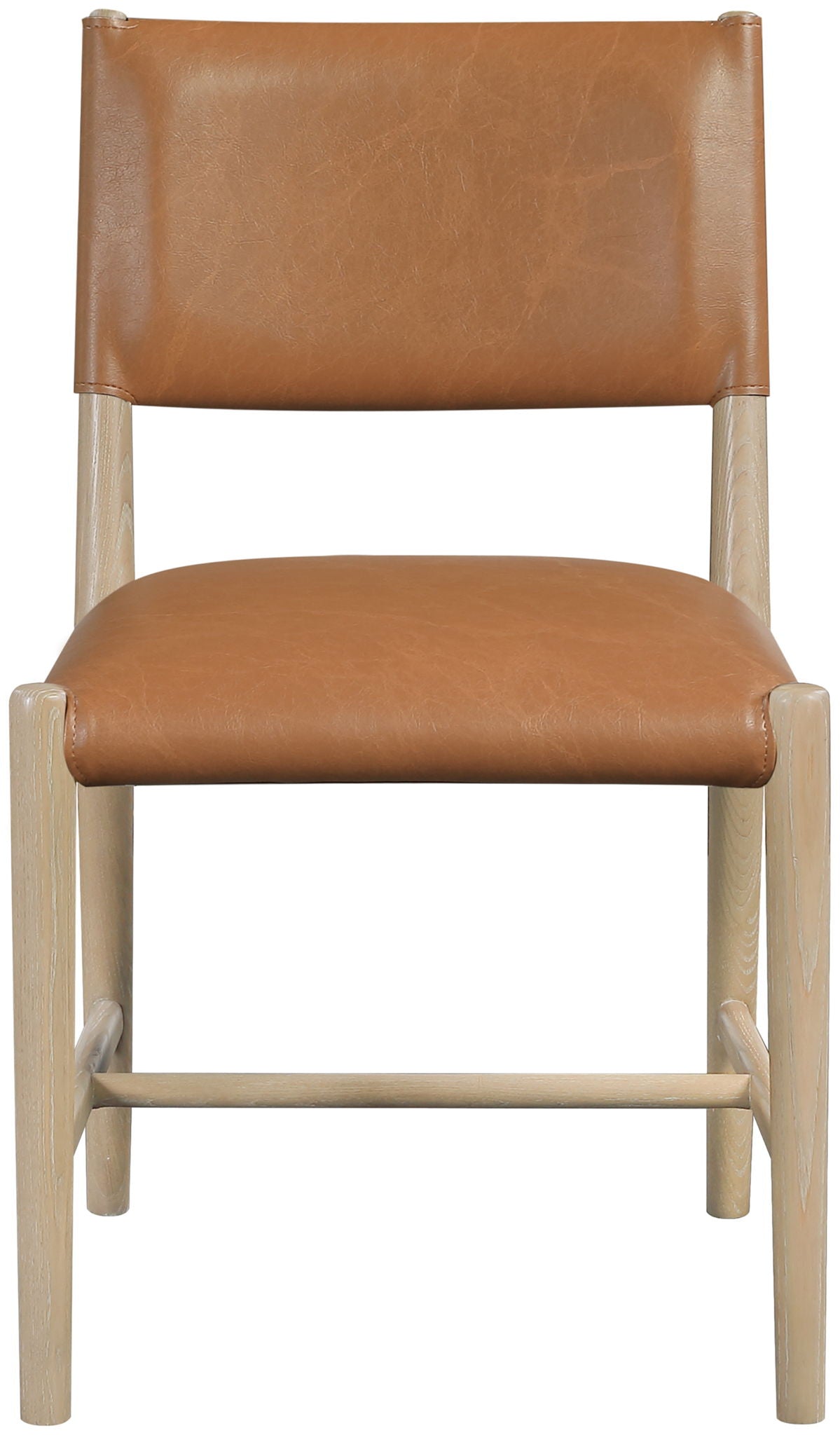 Andie - Vegan Leather Upholstered Dining Chair (Set of 2) - Natural Base