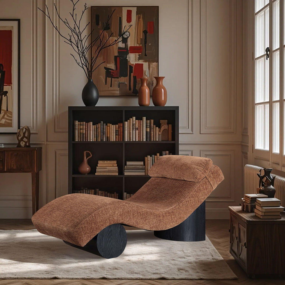 Marcella - Chaise Lounge - Black Base