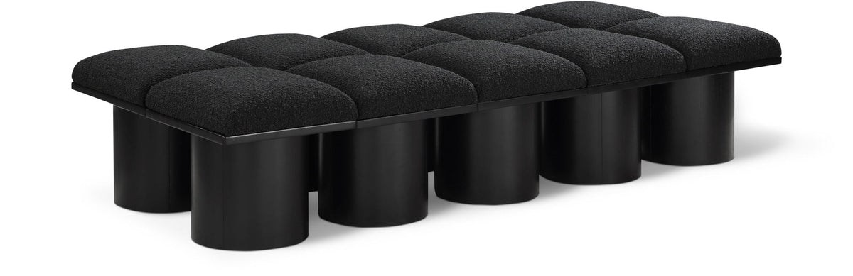 Pavilion - 10 Piece Modular Bench With Black Base