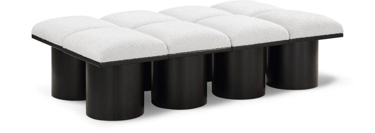 Pavilion - 8 Piece Modular Bench With Black Base