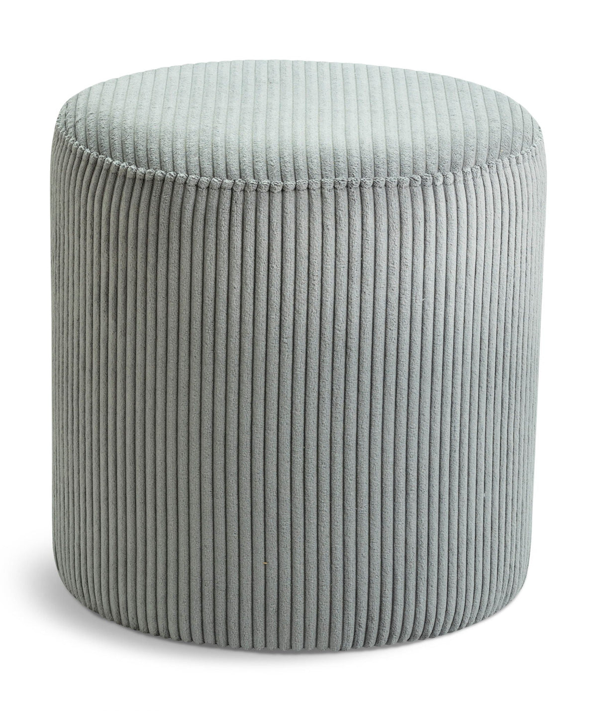 Roy - Round Microsuede Ottoman / Stool