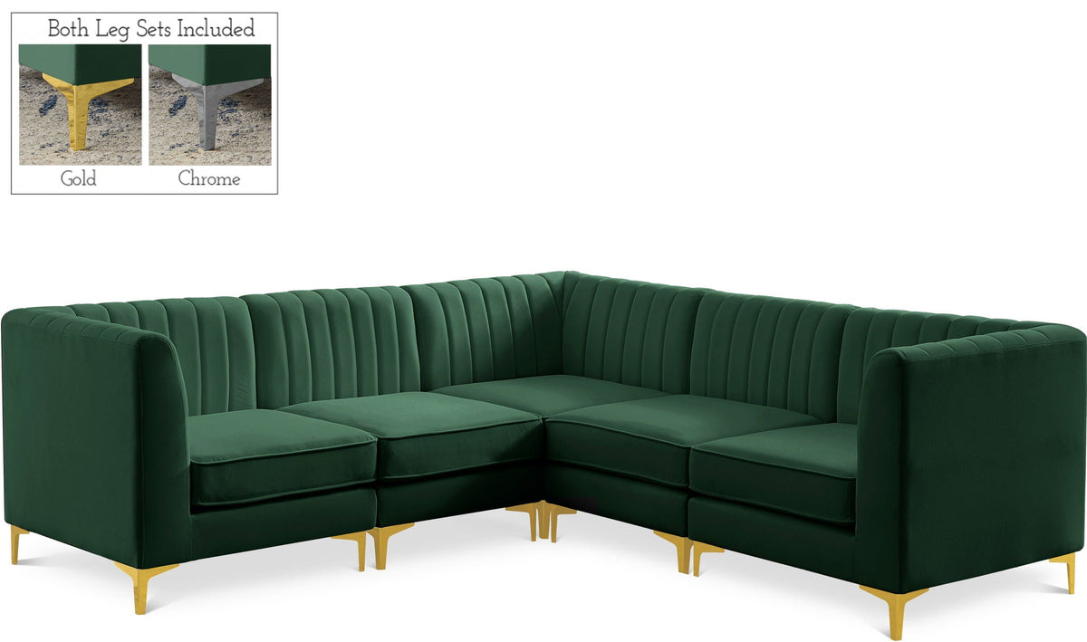 Alina - 5 Piece Modular Corner Sectional