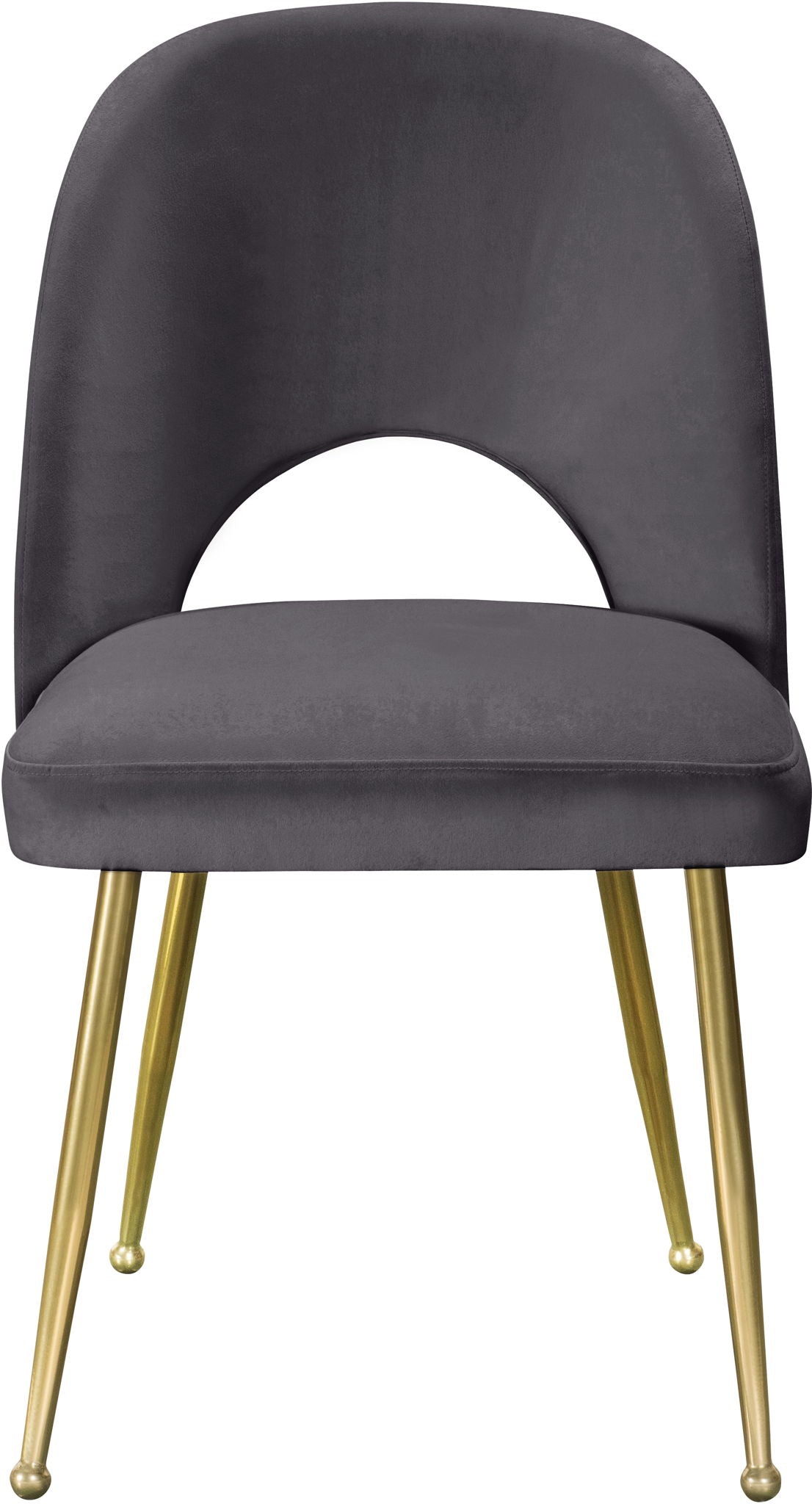 Logan - Dining Chair (Set of 2) - Gold Legs