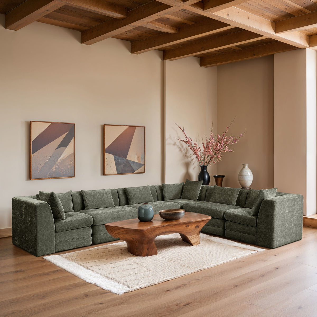 Stellar - 6 Piece Upholstered Modular Sectional
