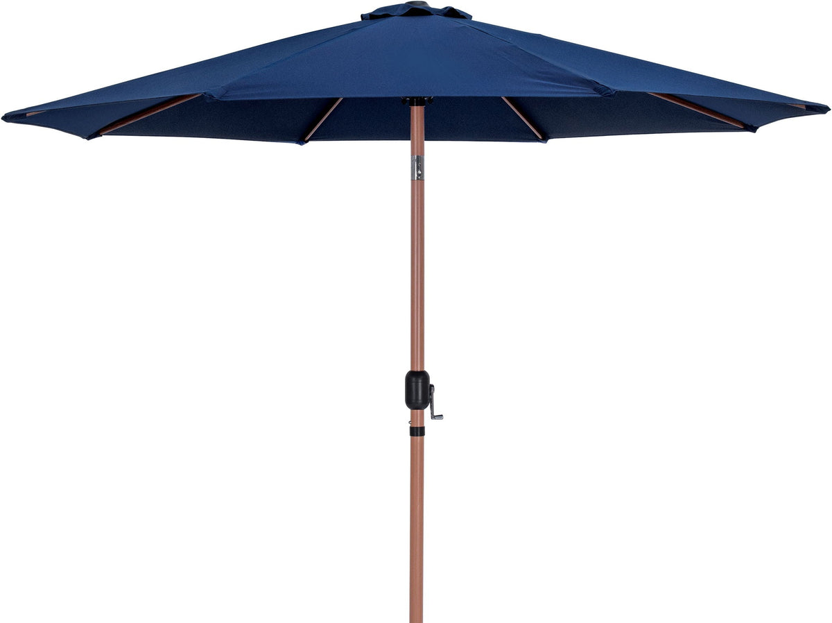 Fiji - Aluminum Patio Umbrella With Square Teak Base