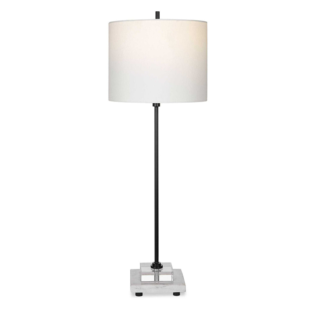 Ciara - Sleek Buffet Lamp - Black