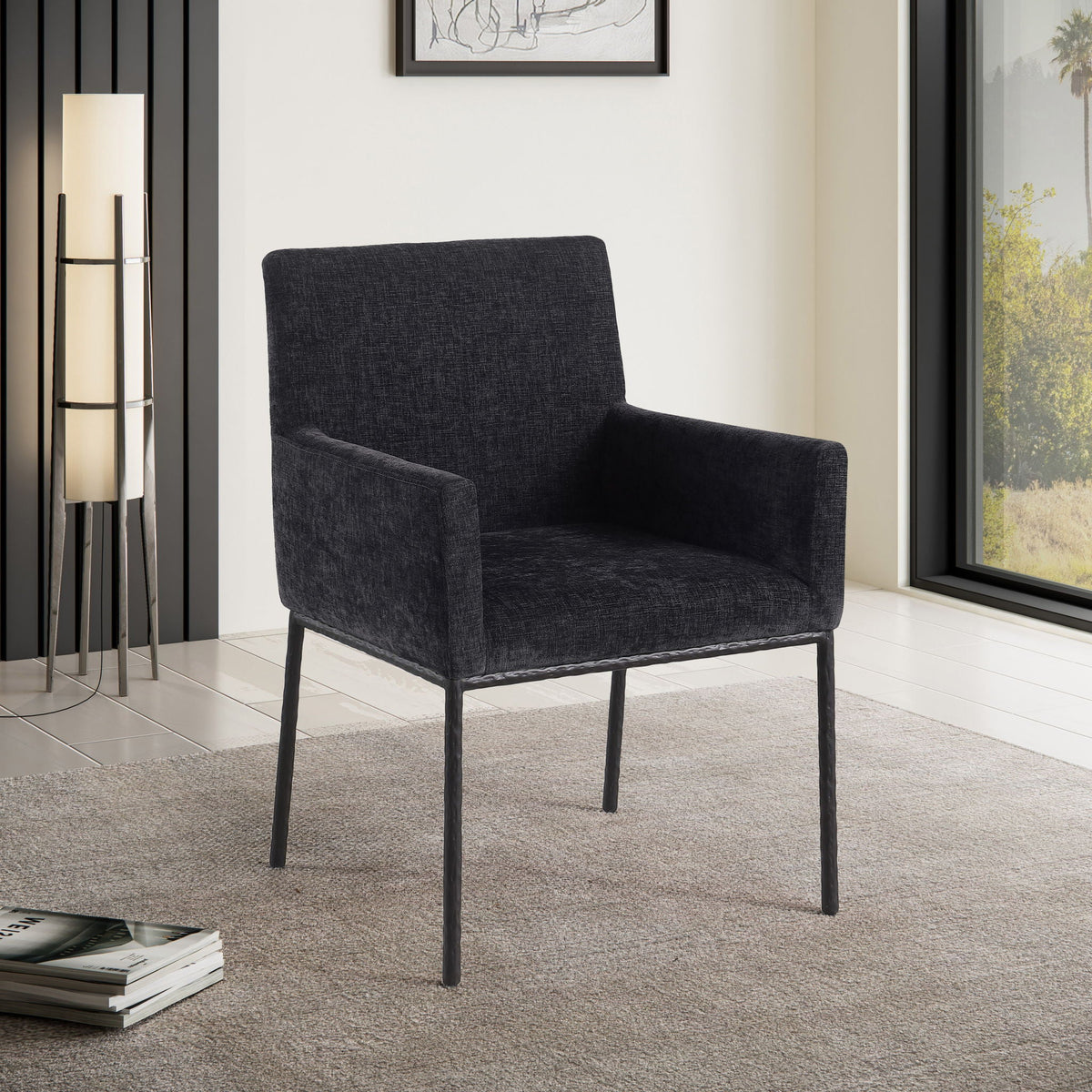 Reeves - Dining Chair With Black Legs (Set of 2)