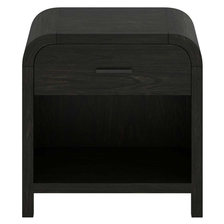 Bowman 1 Drawer Accent Table in Dark Walnut