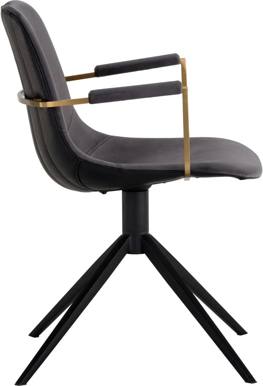 Cassius Swivel Dining Armchair