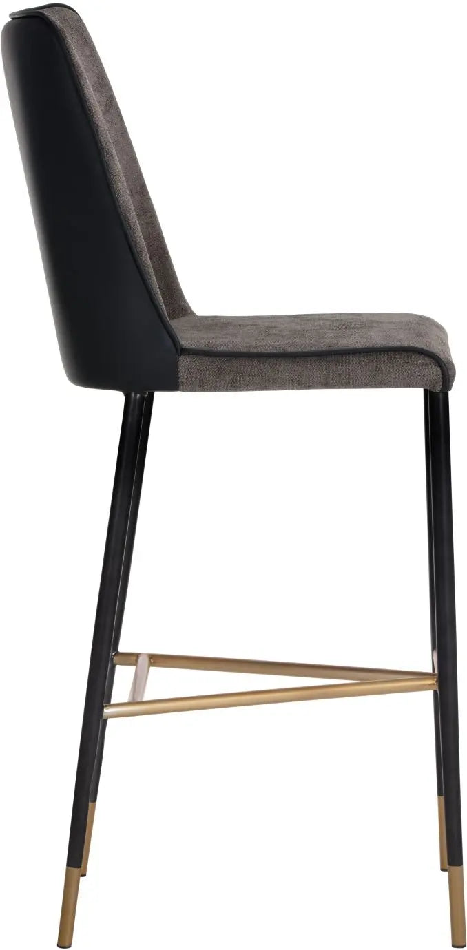 Klaus Barstool -Sparrow Grey / Napa Black