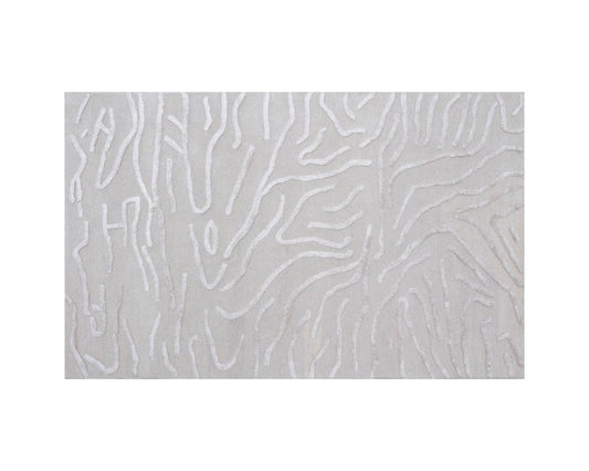Kenya Hand Tufted Rug Beige - 8" X 10"