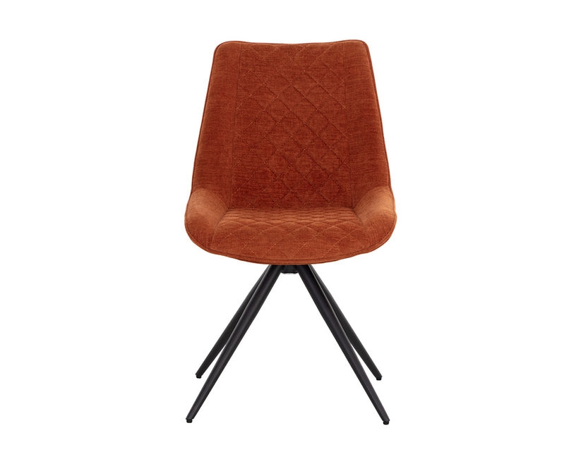 Freya Swivel Dining Chair Danny Rust
