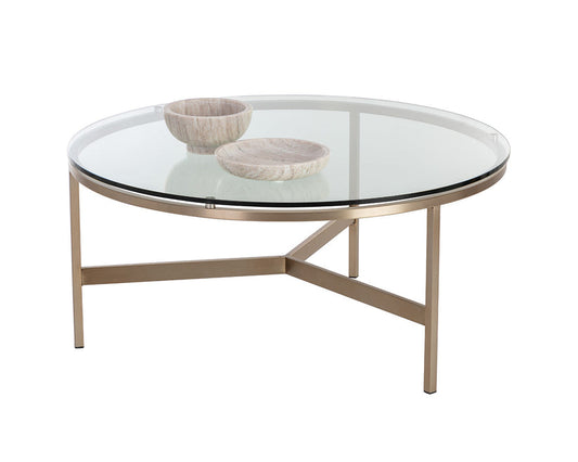 Flato Coffee Table Antique Brass