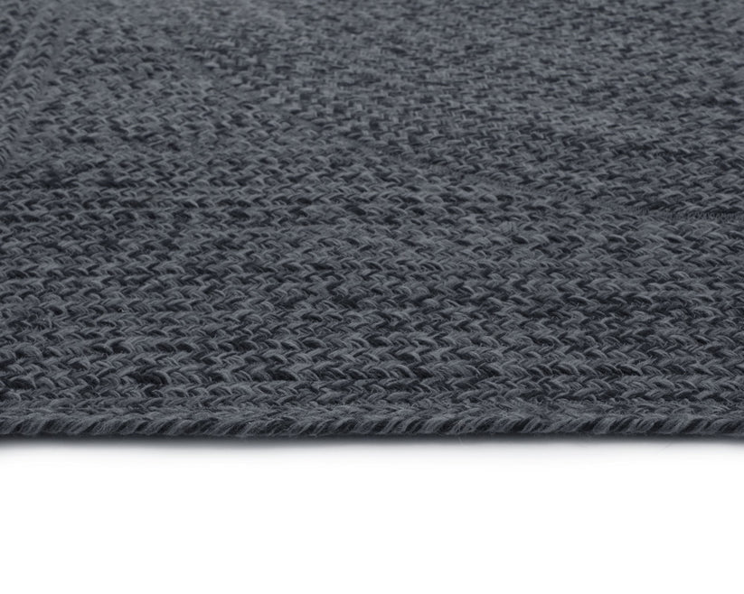 Gyre Hand Woven Rug Slate / Charcoal