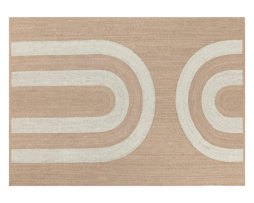 Derby Hand Woven Rug Sand / Cream