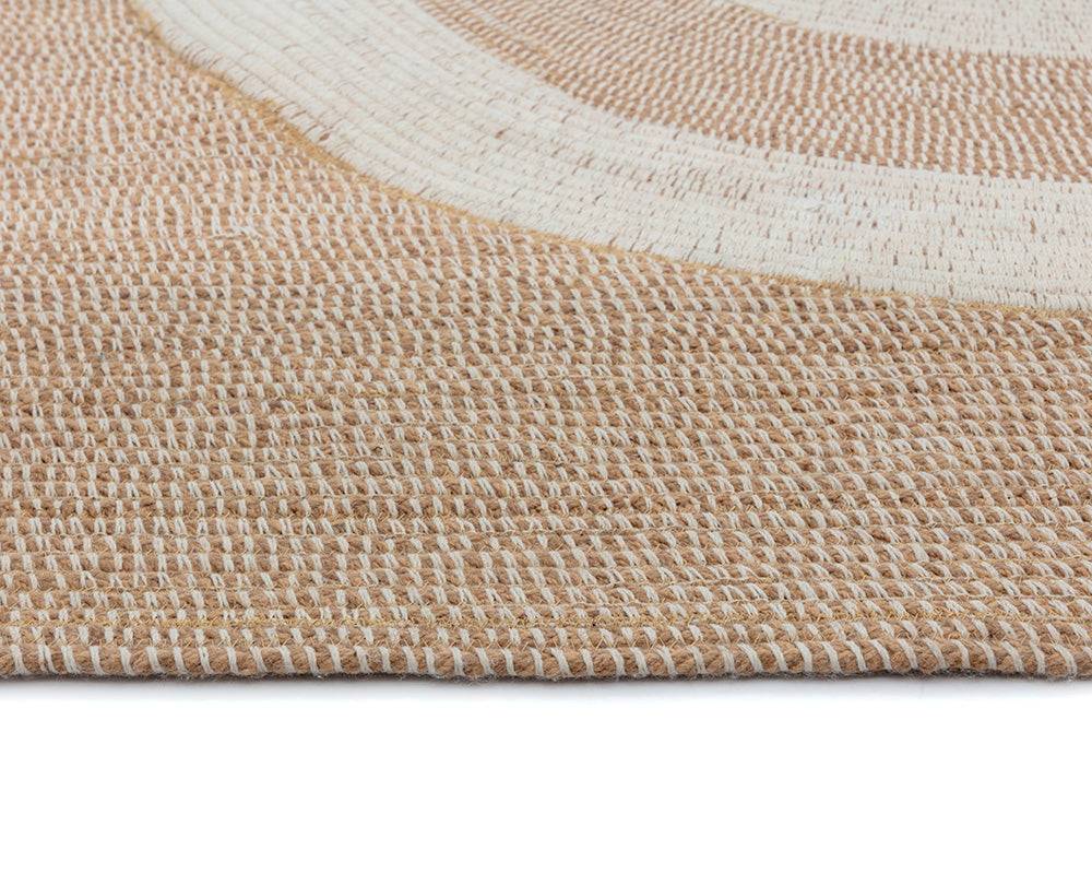 Derby Hand-woven Rug - Sand / Cream