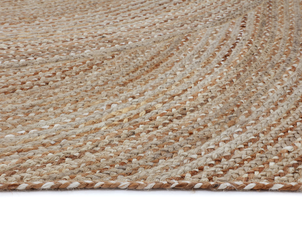 Prescott Hand Braided Rug Warm Natural