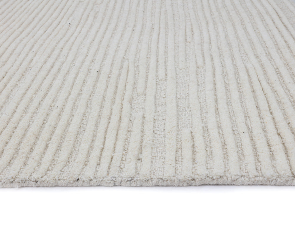 Deva Hand Woven Rug Ivory