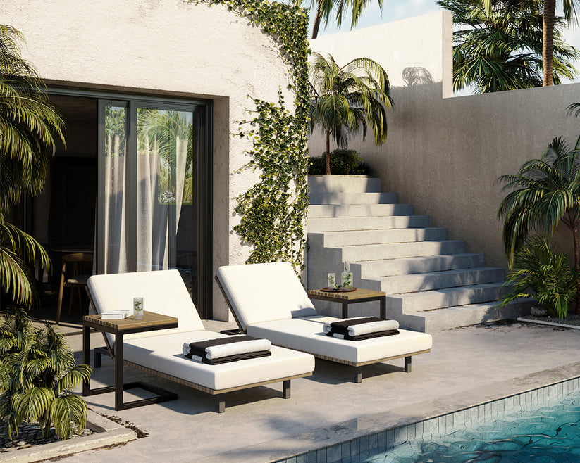 Geneve Lounger Palazzo Cream