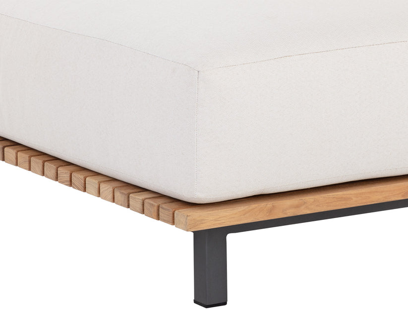 Geneve Modular Palazzo Cream Ottoman