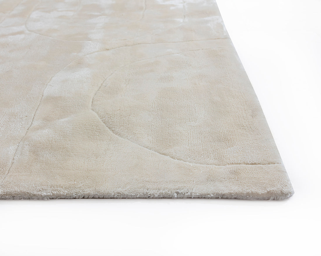 Caruso Hand Loomed Rug Cream / Ivory