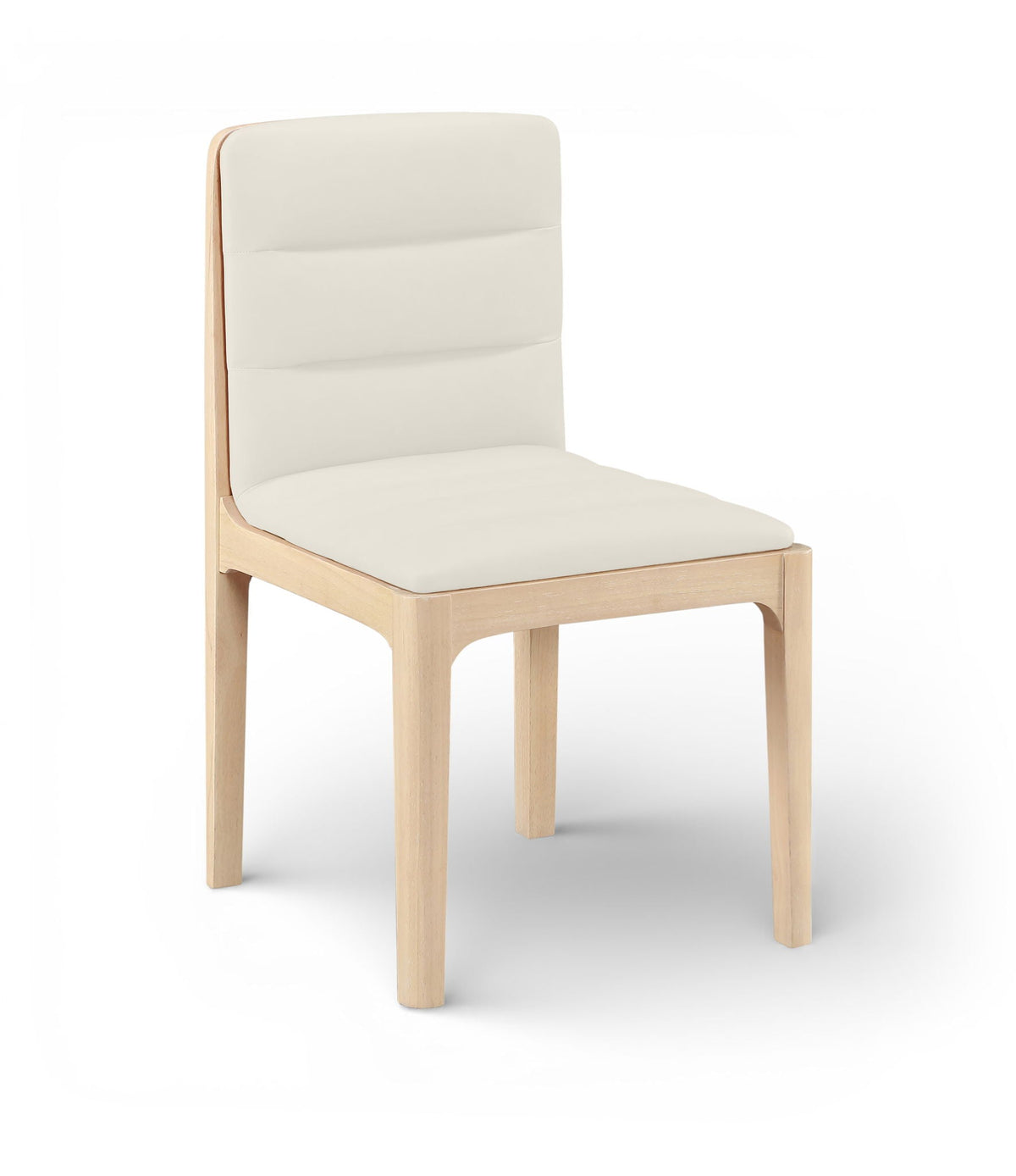 Ellis - Vegan Leather Upholstered Dining Chair (Set of 2) - Natural Base