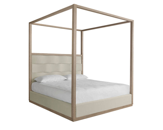 Hoyos Canopy Bed - King - Topaz Beige -