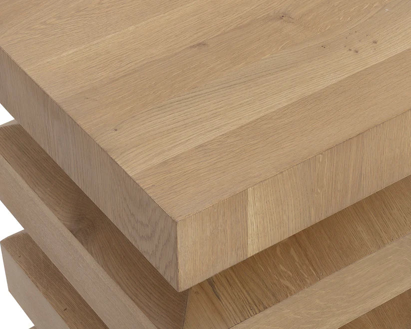 Cormac End Table Rustic Oak