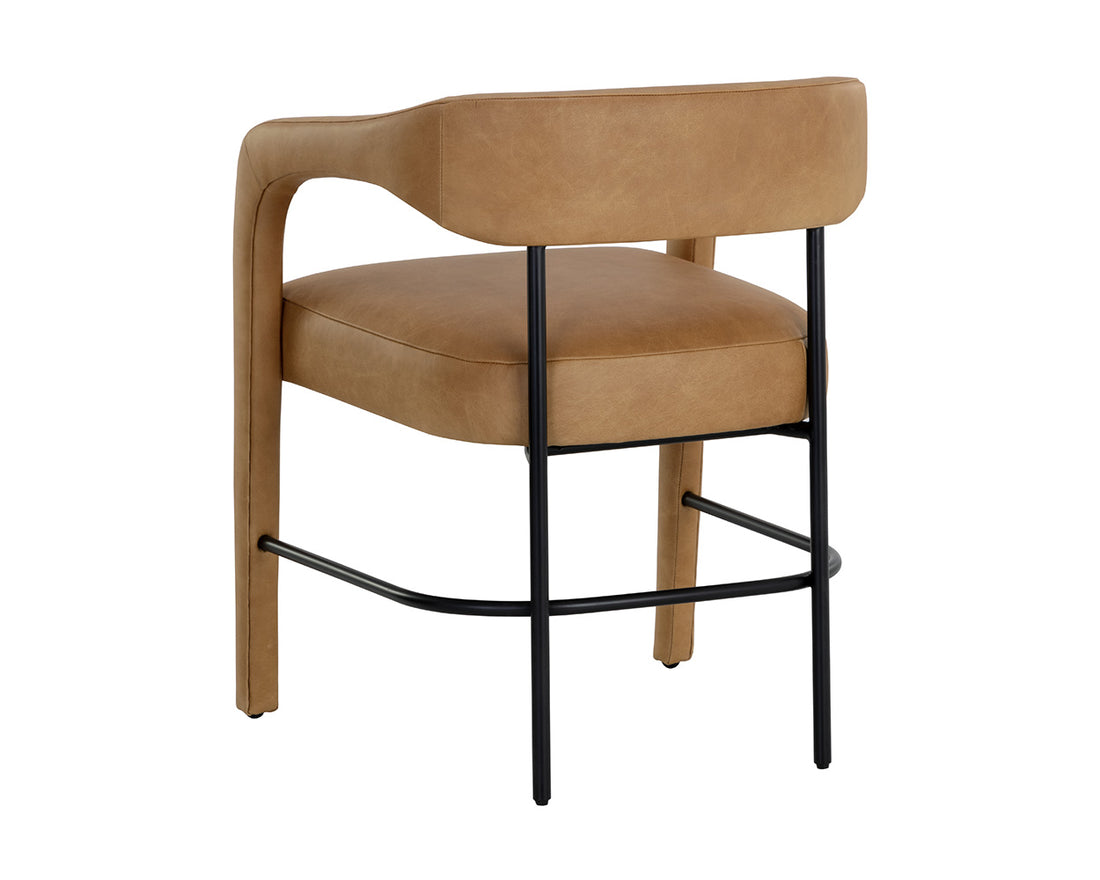 Mavia Dining Armchair - Ludlow Sesame Leather