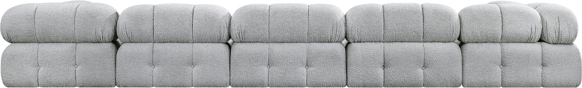 Ames - 7 Piece Boucle Fabric Modular Sectional