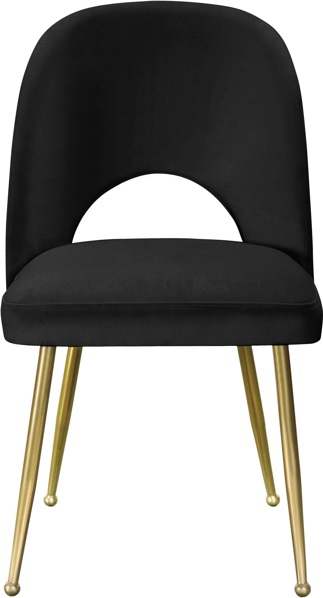 Logan - Dining Chair (Set of 2) - Gold Legs
