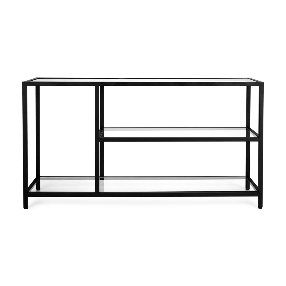 MILEY CONSOLE TABLE (BLACK METAL) - Furniture Depot