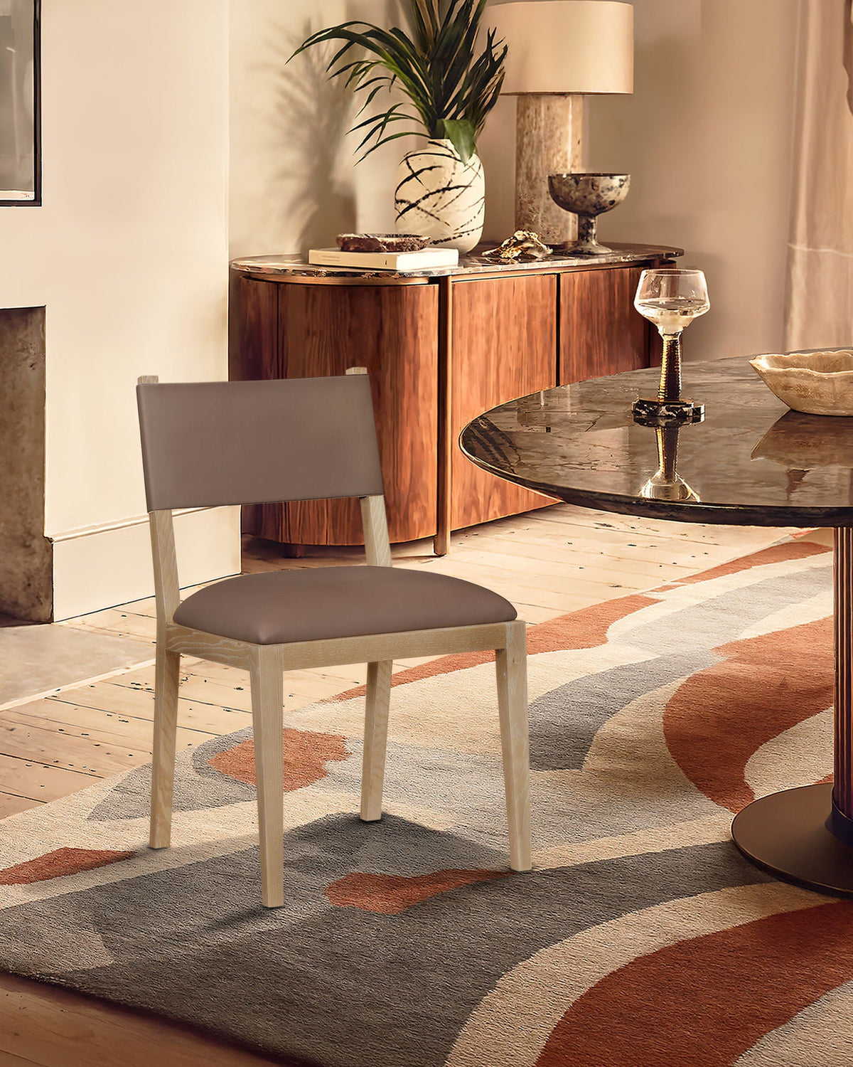 Avon - Vegan Leather Dining Side Chair (Set of 2)