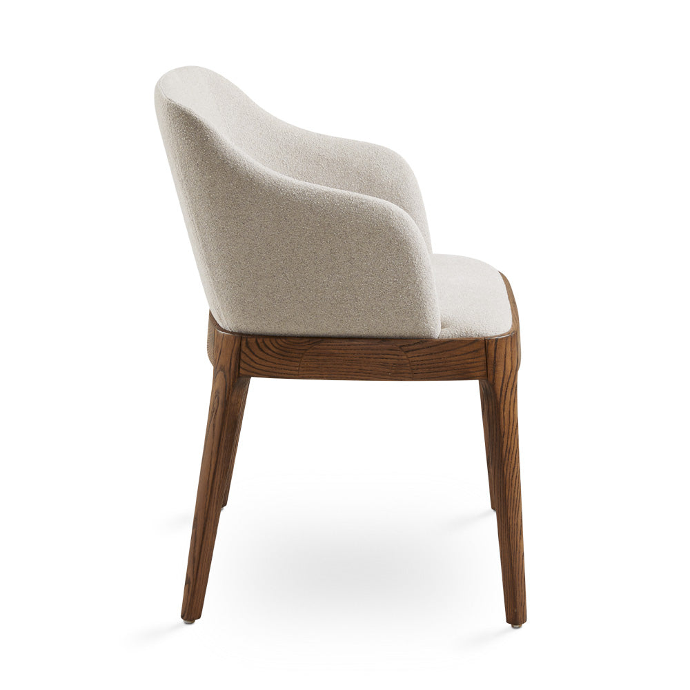 Antonia Dining Chair: Light Grey