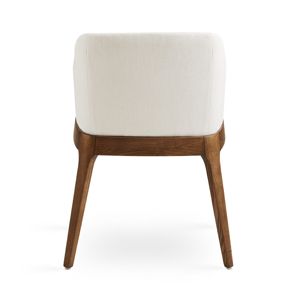 Antonia Dining Chair: Ivory