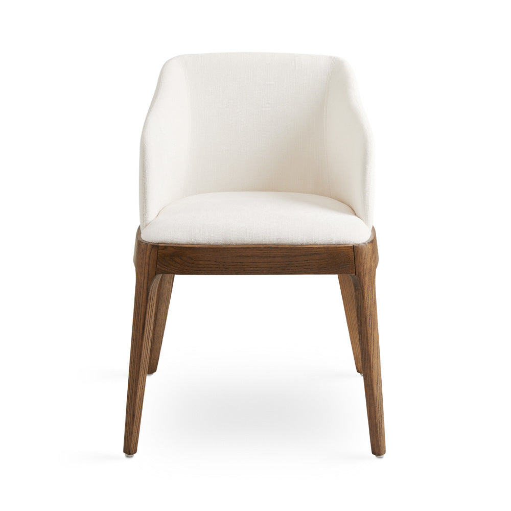 Antonia Dining Chair: Ivory
