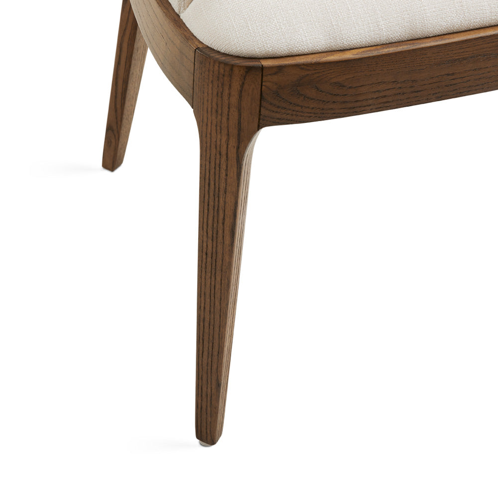 Antonia Dining Chair: Ivory