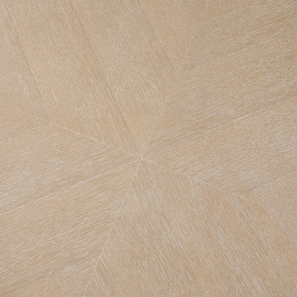 Rodney Gold Dining Table Oak Veneer Top Brushed Gold Legs