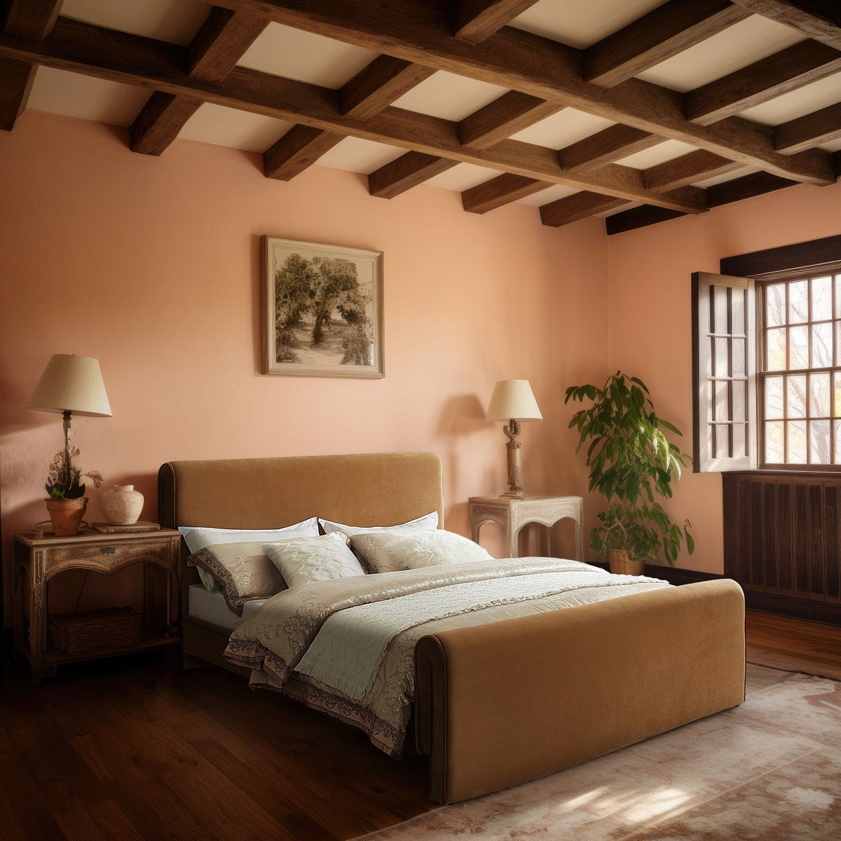 Sloan - Velvet Upholstered Bed