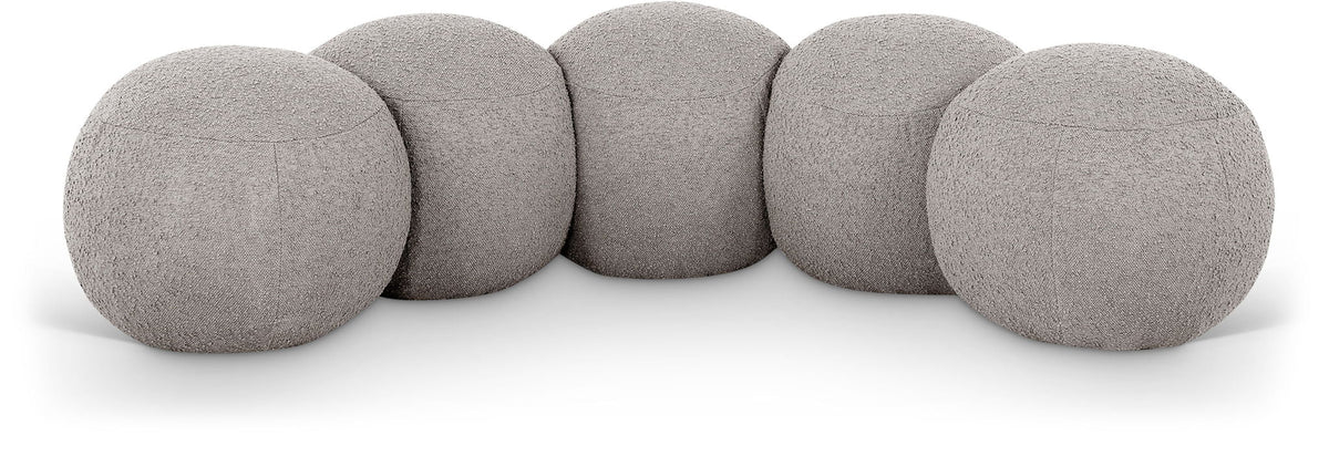 Apollo - Boucle Fabric Bench