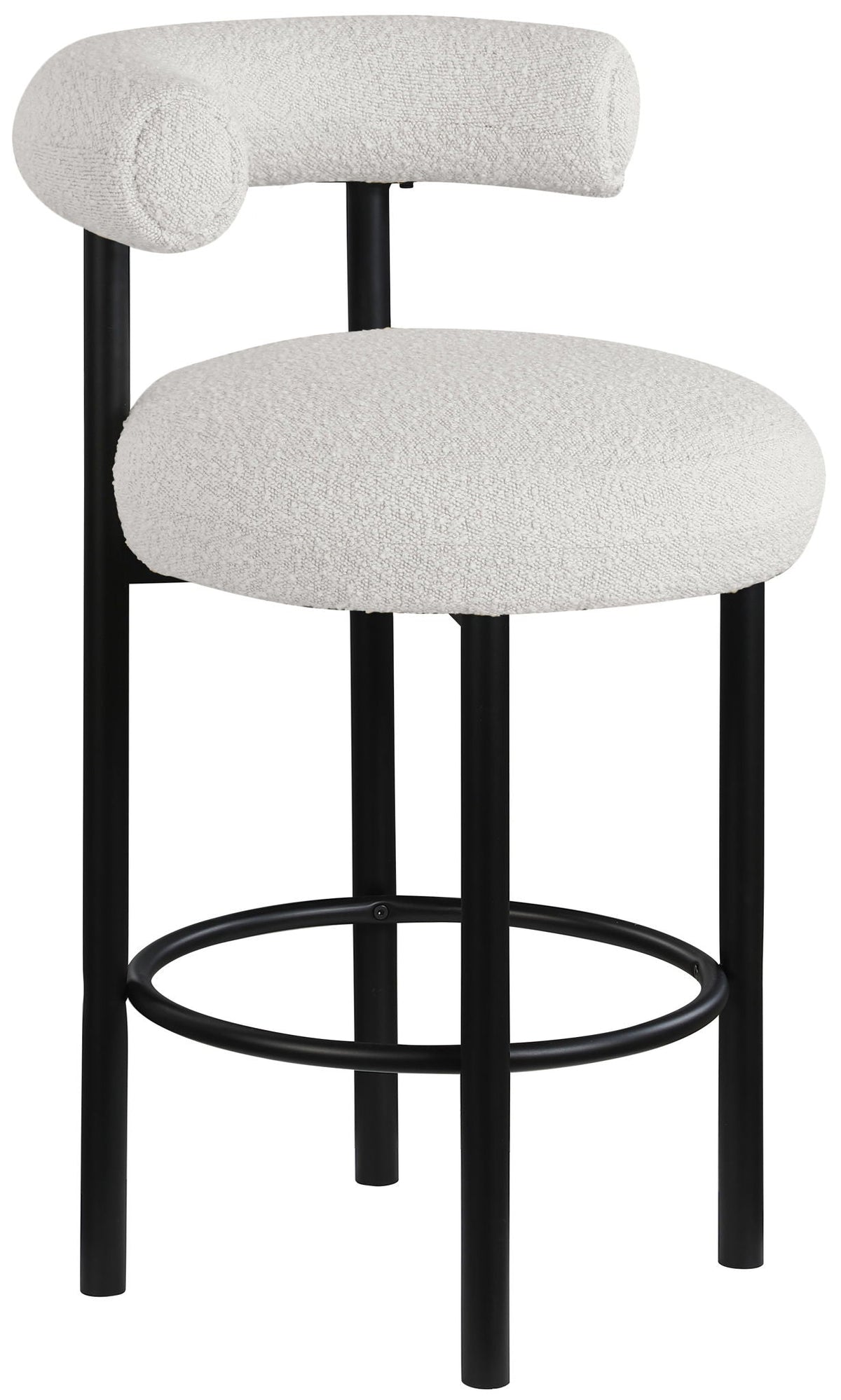Bordeaux - Stool With Black Legs (Set of 2)