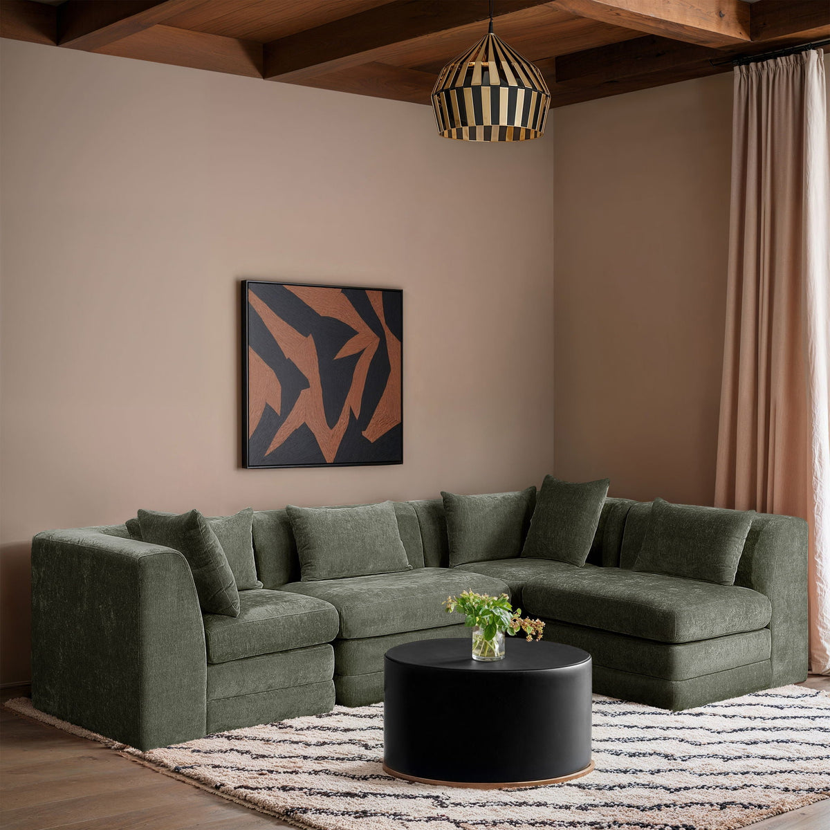 Stellar - 4 Piece Upholstered Modular Sectional