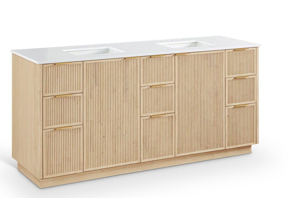 Willard - Engineered Stone And Solid Wood Bathroom Vanity