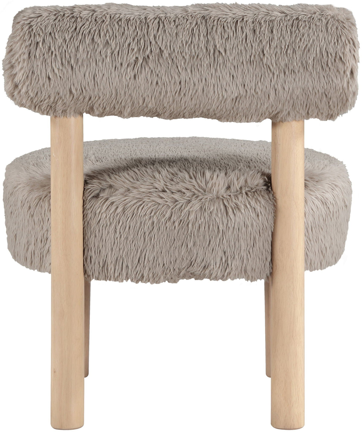 Ambre - Shearling Fabric Accent Chair