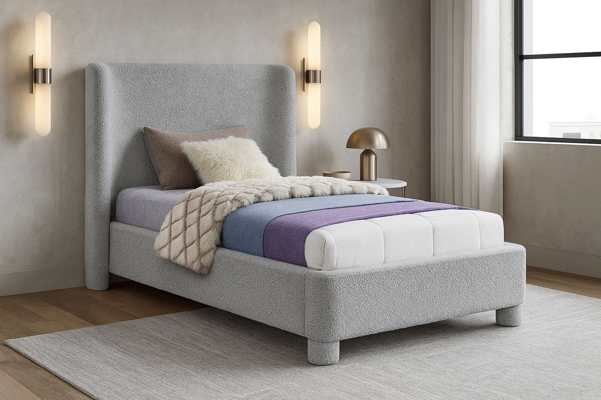 Penny - Boucle Fabric Bed